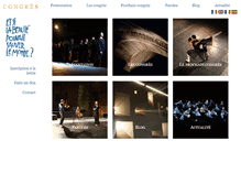 Tablet Screenshot of congres-beaute.org